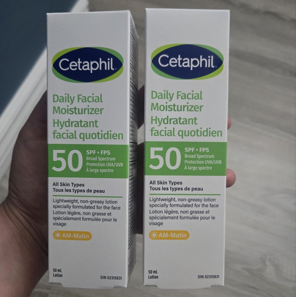 Cetaphil Daily Facial Moisturizer SPF 50 (2pk)